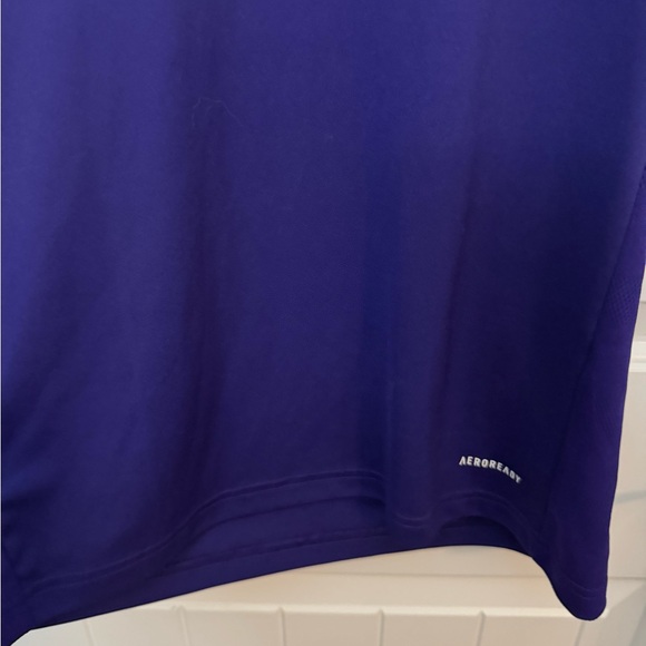 Adidas Men's Purple Sports Shirt aeroready small - Picture 2 of 5